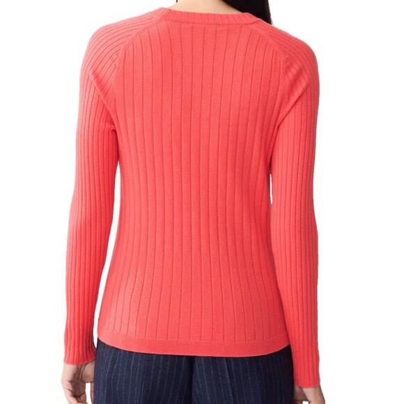 J.McLaughlin Anika Wool-Blend Sweater Women's Size Small in the Color Cayenne - Picture 2 of 7